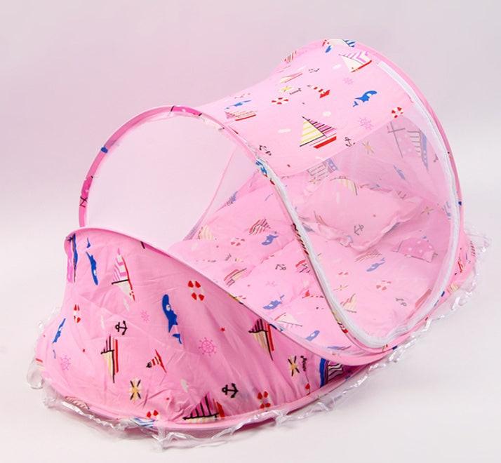Foldable  Baby Bed Net With Pillow Net 2pieces Set.