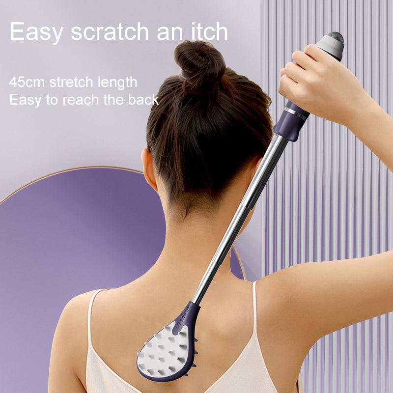Tickle Scratch Itchy Scratch Portable Scratcher Telescopic Scalable Scratch Back Scratch Tool Portable Point Massage Tool.