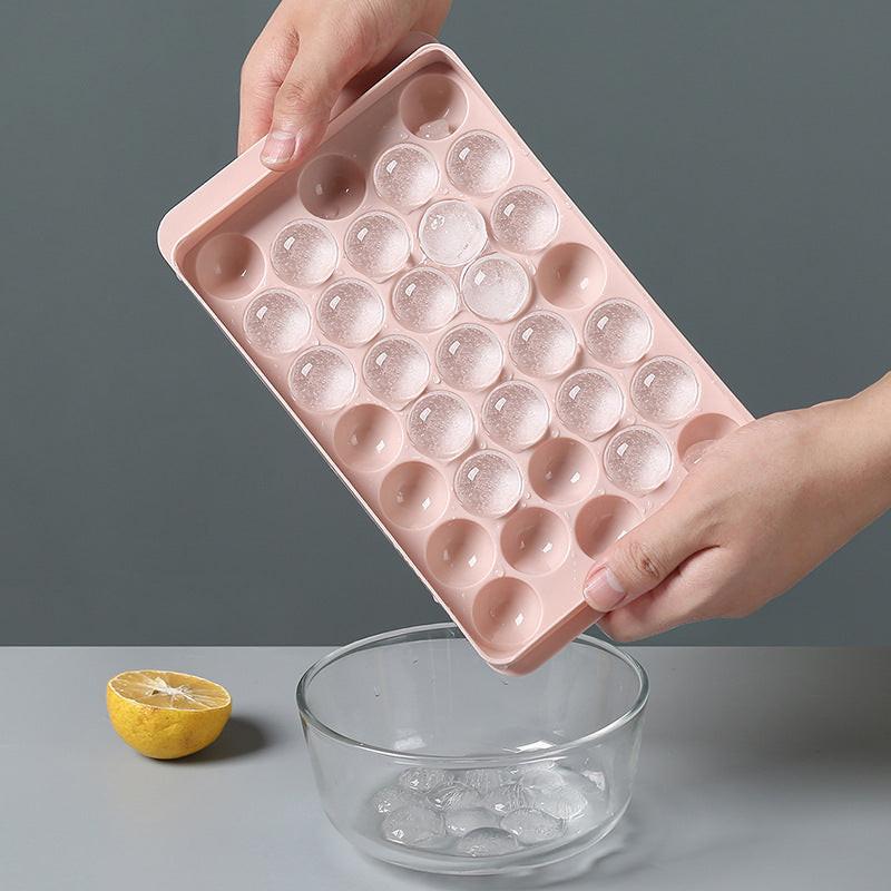 Ice Tray 3D Round Ice Molds Home Bar Party Use Round Ball Ice Cube Makers Kitchen DIY Ice Cream Moulds.