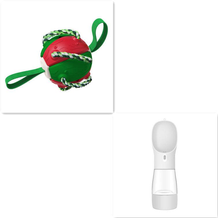 Interactive Dog Football Soccer Ball With Tabs Inflated Training Toy Outdoor Border Collie Balls Pet Products.