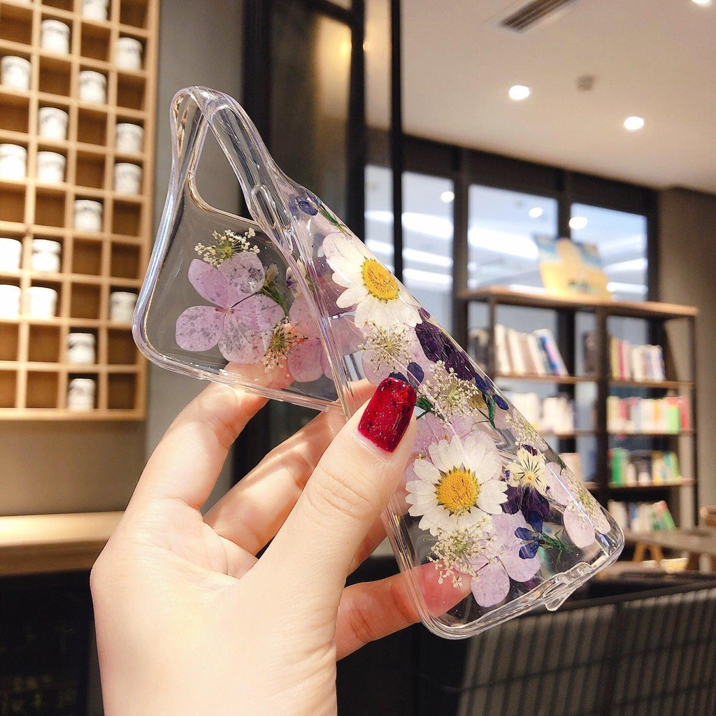 Preserved Flower Epoxy Phone Cases.