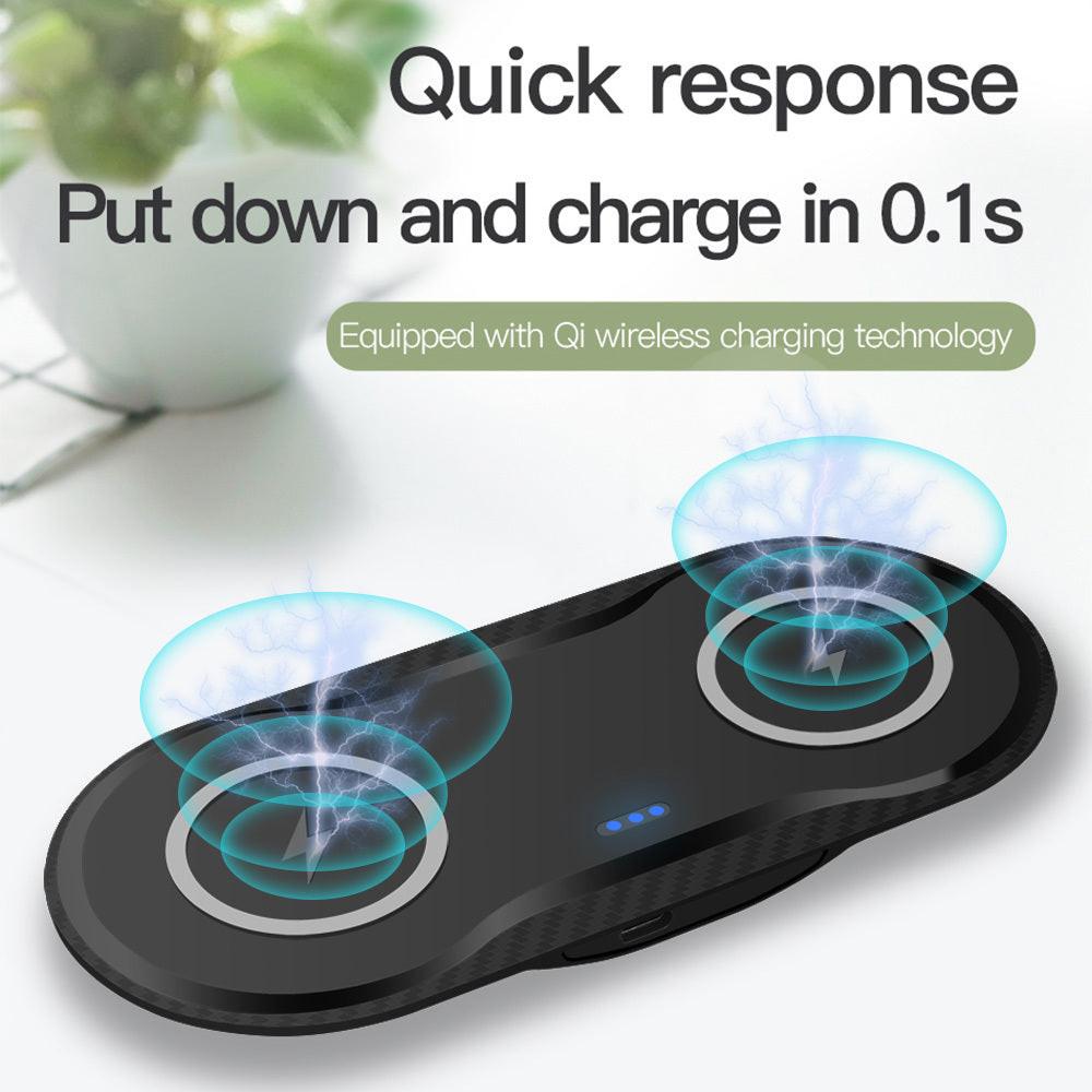 Wireless Charger Dual Mobile Phone Charger.