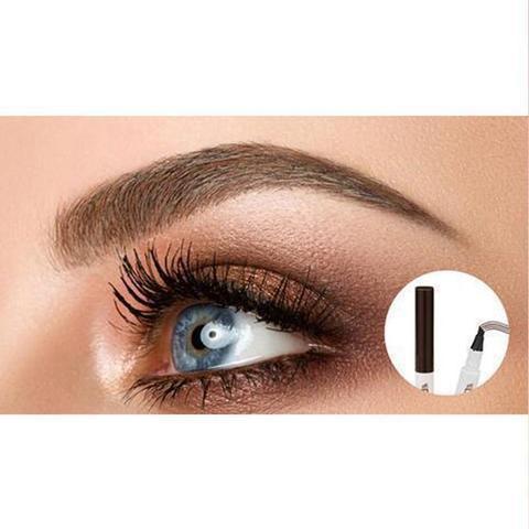 Waterproof Natural Eyebrow Pen Four-claw Eye Brow Tint Fork Tip Eyebrow Tattoo Pencil.
