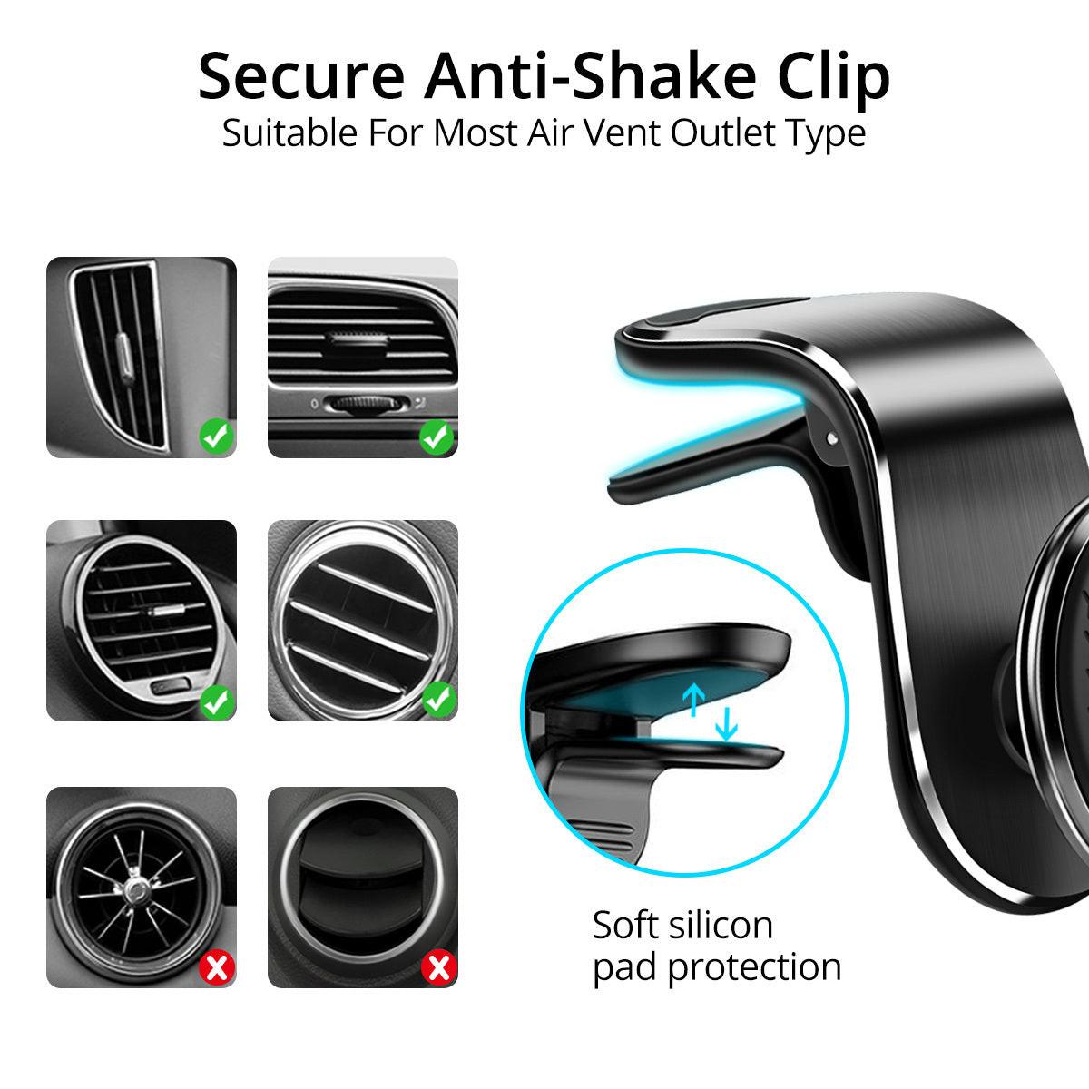 Magnetic Car Phone Holder Air Vent Magnet Mount Smartphone Phone Holder Car Rotation Bracket.