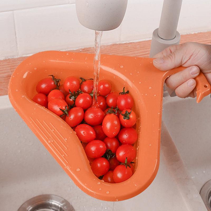 Household Sink Hanging Fruit And Vegetable Filter Water Drain Basket Kitchen Dry And Wet Separation Swan Drain Basket.