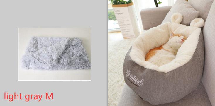 Pet Dog Bed Warming Soft Sleeping Bag Cushion Puppy Kennel.