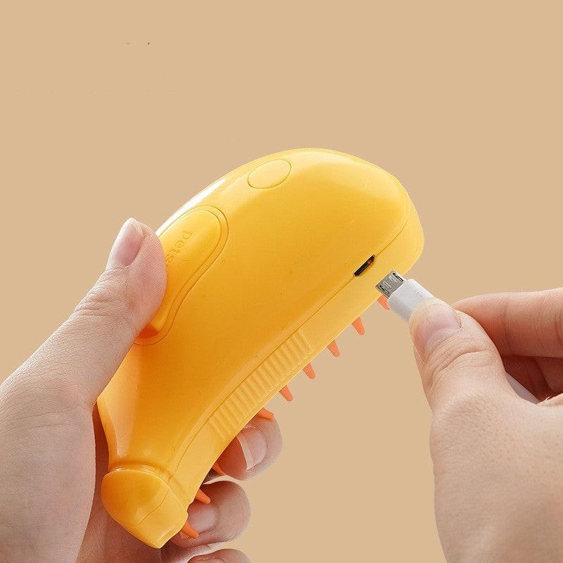 3 In 1 Pet Steam Brush Cat Dog Cleaning Steamy Spray Massage Beauty Comb Hair Removal Grooming Supplies Pets Accessories.