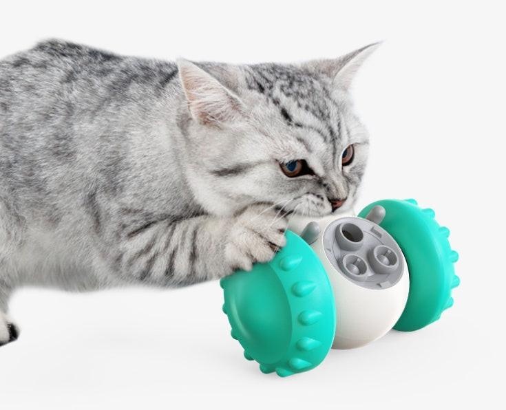 Cat And Dog Toys Slow Food Interactive Balance Car Multifunctional Fun Development Smart Pet Feeding Dog Toy Car Pets Products.