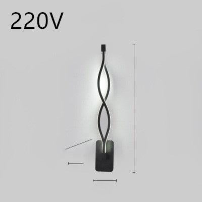 led wall lamp nordic minimalist bedroom bedside lamp