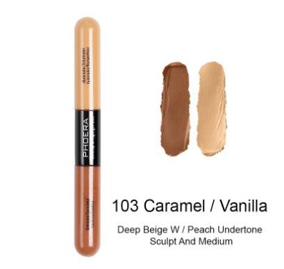 Double Heads Are Suitable For Any Skin Type Natural Color Brightening Liquid Concealer.