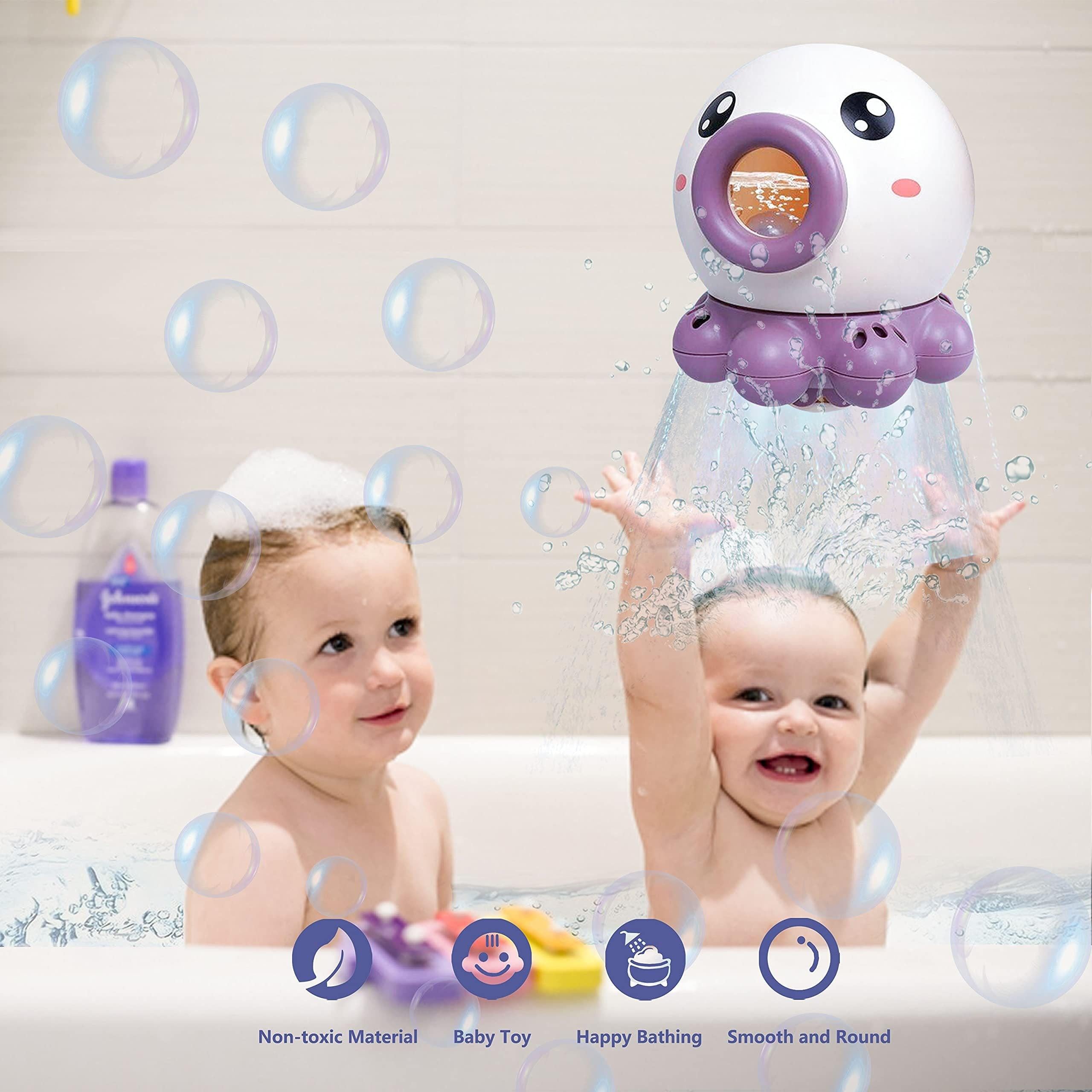Octopus Fountain Bath Toy Water Jet Rotating Shower Bathroom Toy Summer Water Toys Sprinkler Beach Toys Kids Water Toys.
