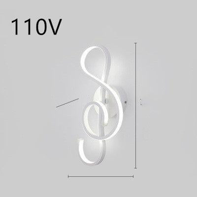 led wall lamp nordic minimalist bedroom bedside lamp.