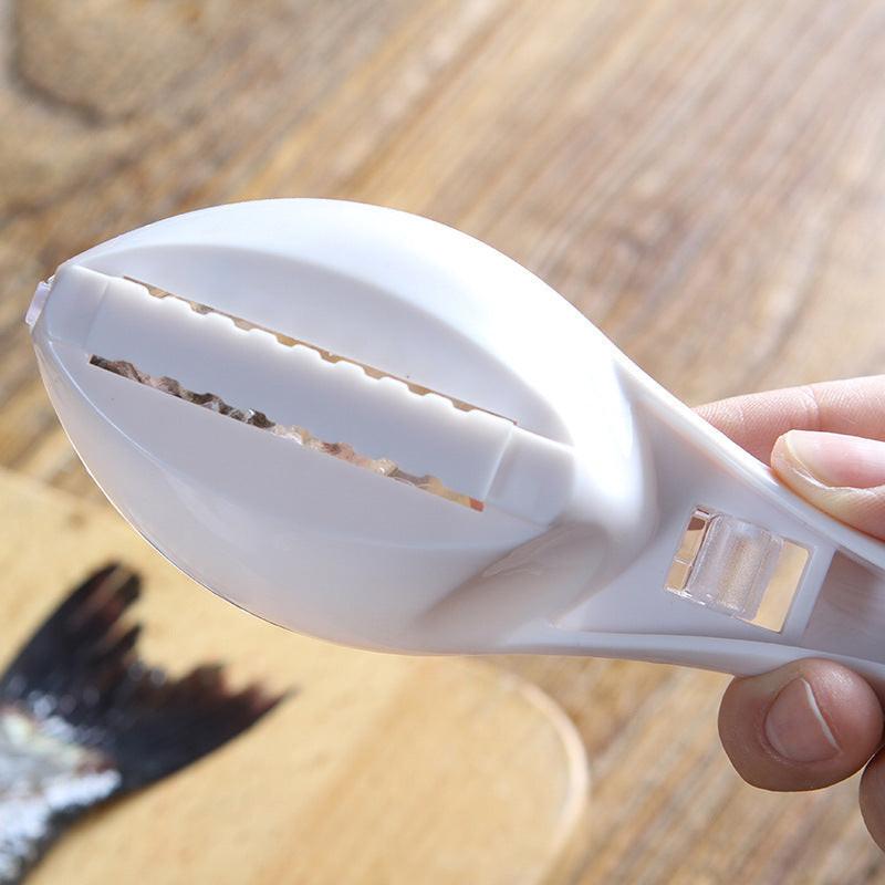 Fish Skin Brush Scraping Fish Scale Brush Grater Quick Disassembly Fish Knife Cleaning Peeling Skin Scraper Scraper Fish Scaler Kitchen Tools.