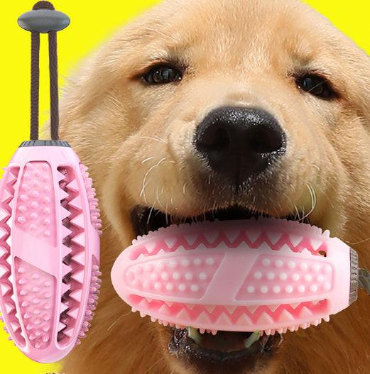 Dog Toys Silicon Suction Cup Tug Interactive Dog Ball Toy For Pet Chew Bite Tooth Cleaning Toothbrush Feeding Pet Supplies.
