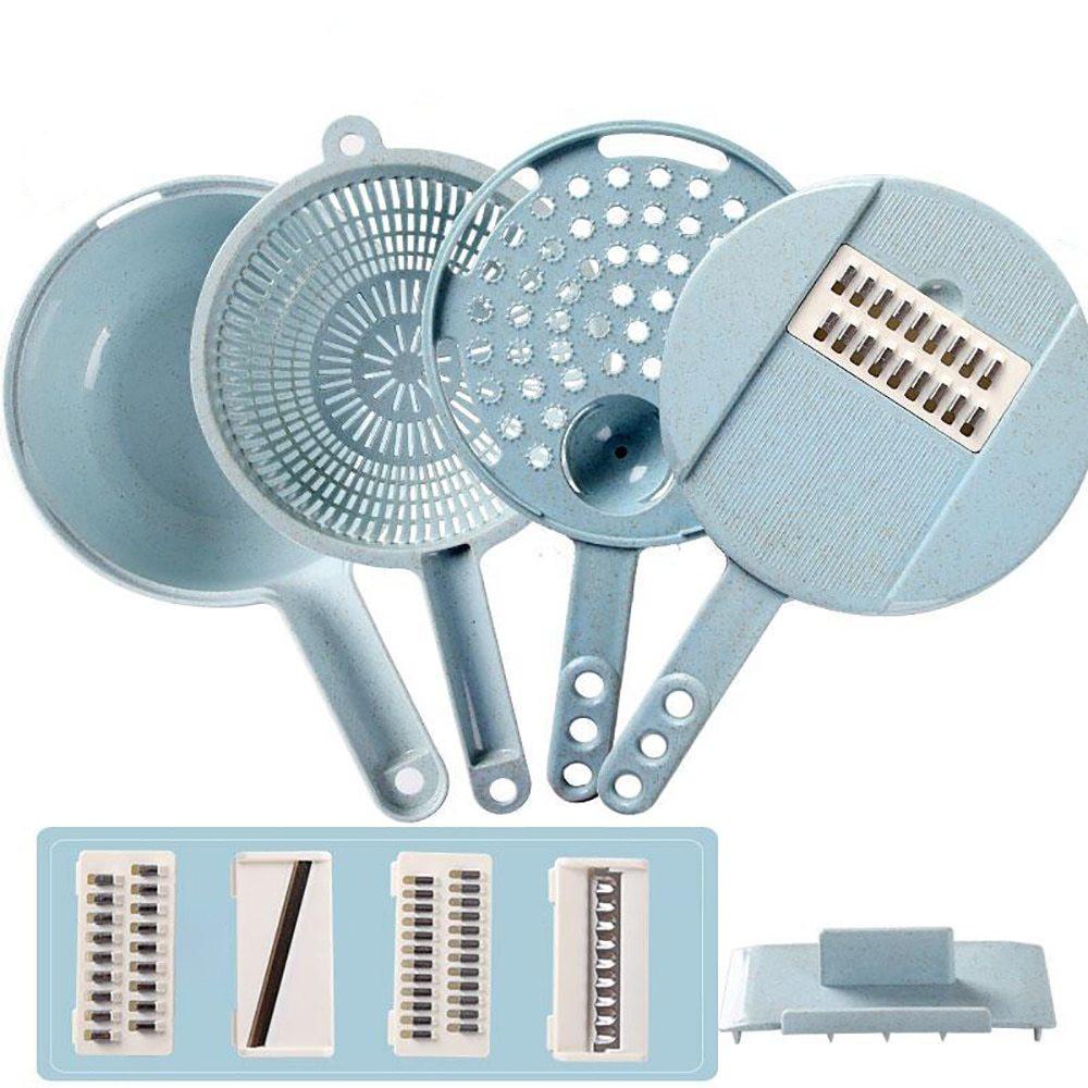 8 In 1 Mandoline Slicer Vegetable Slicer Potato Peeler Carrot Onion Grater With Strainer Vegetable Cutter Kitchen Accessories.