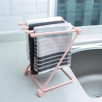 Foldable Dishcloth Shelf Kitchen Accessories Gadget Organizer.