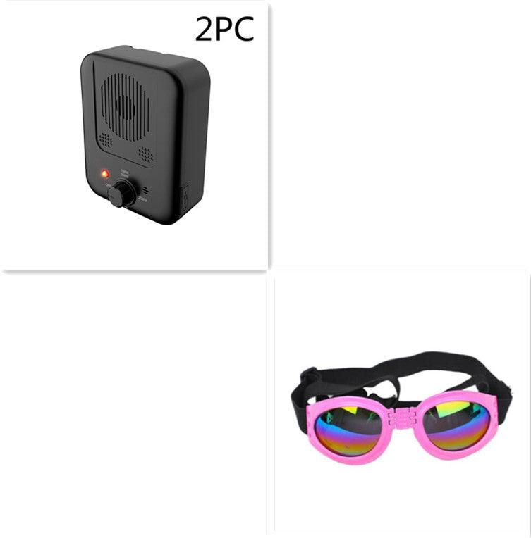 Pets Dog Anti Barking Device Pet Dog Ultrasonic Anti Barking Collars Repeller Outdoor Dogs Stop No Bark Control Training Device Supplies.