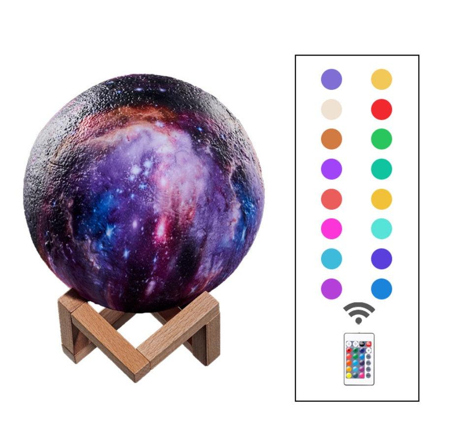 3D Printing Lunar Light Painting Creative Gift Night Light.