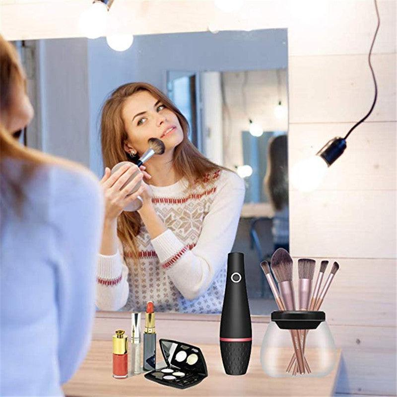 Makeup brush cleaner electric.