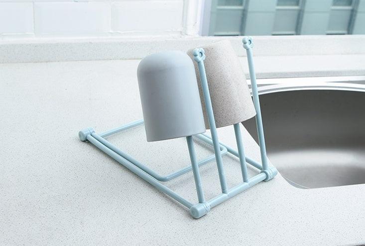Foldable Dishcloth Shelf Kitchen Accessories Gadget Organizer.
