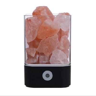 USB Crystal Light Himalayan Salt LED Lamp.