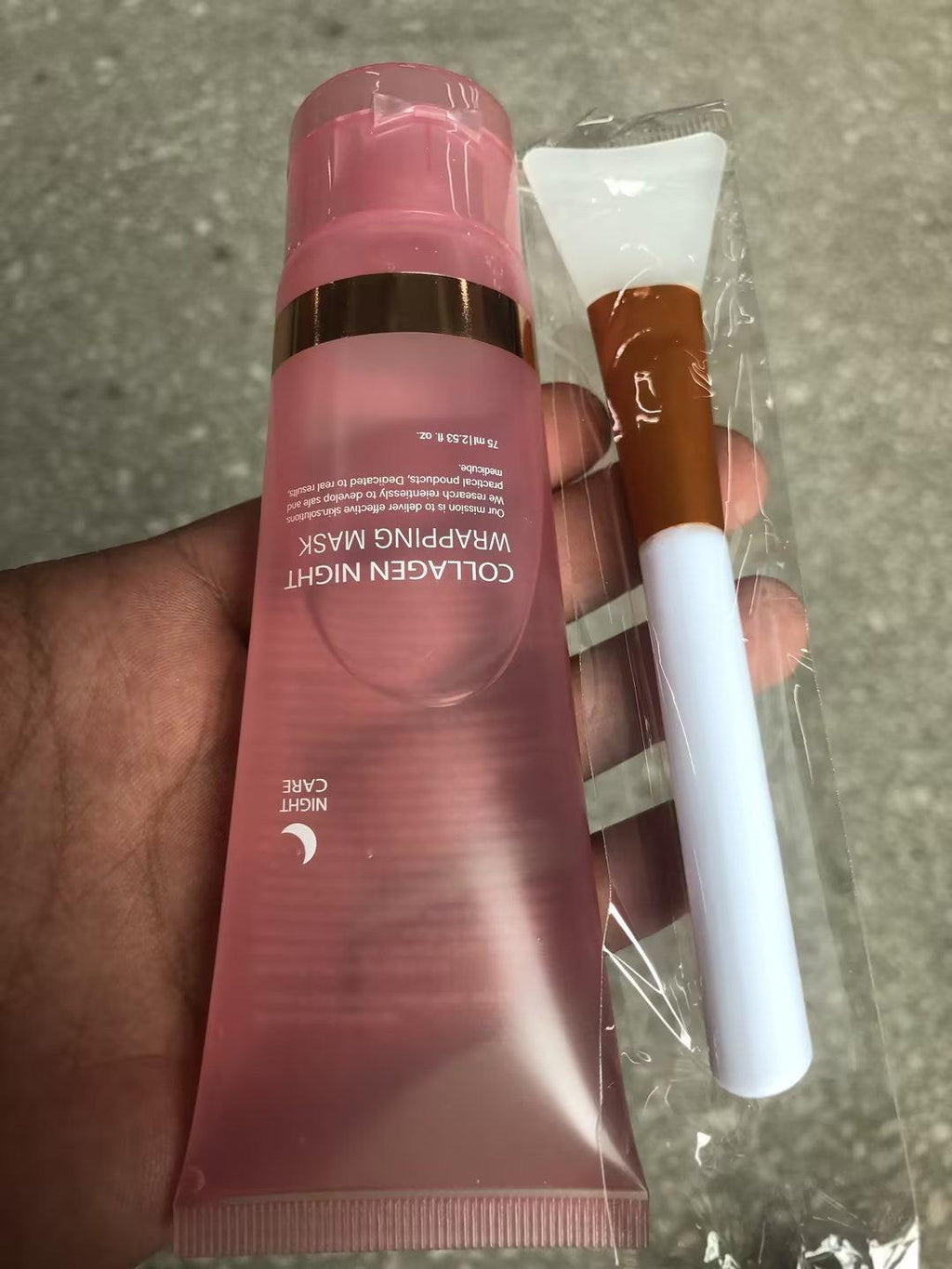 Face Night Mask Collagen Wrapping Mask Natural Ingredients Firming Elasticity & Hydration Anti-wrinkle For Skin Care.