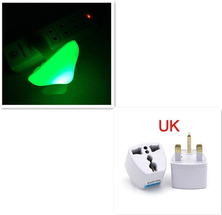 LED Night Light Mushroom Wall Socket Lamp EU US Plug Warm White Light-control Sensor Bedroom Light Home Decoration.
