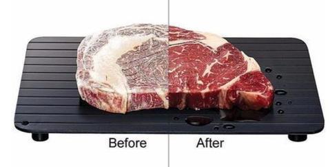 Fast Defrosting Tray Thaw  Kitchen Quick Aluminum Thaw Plate.