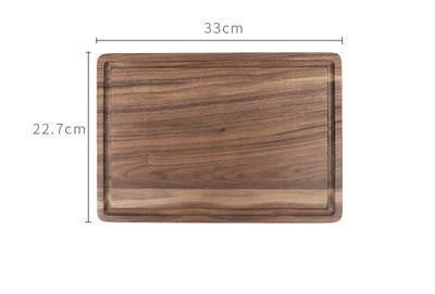 Black Walnut Wood Cutting Board Creative Whole Tray Fruit Chopping Cutting Board Wood Chopping Blocks For Kitchen.
