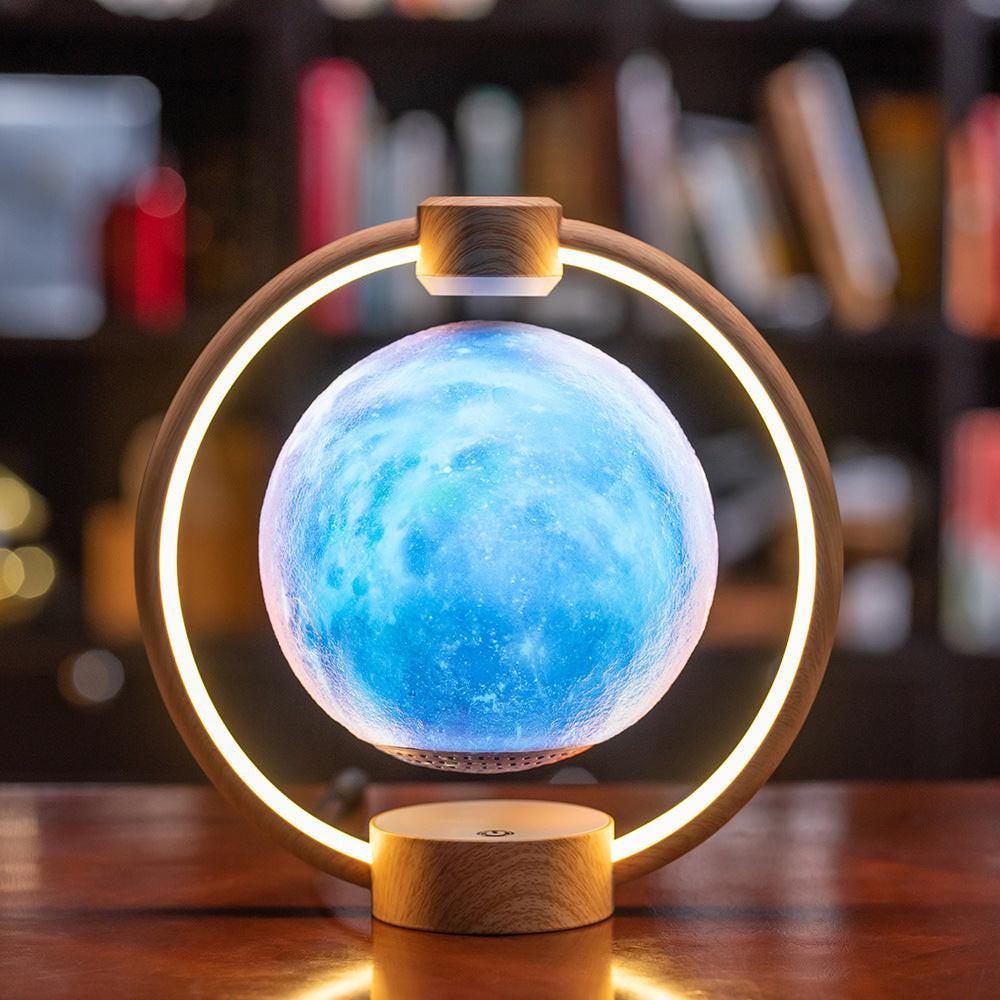 Maglev Moon Light Bluetooth 3D Stereo Diy Colorful Glare.