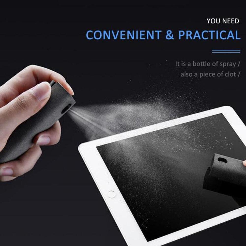 2 In 1 Phone Computer Screen Cleaner Kit For Screen Dust Removal Microfiber Cloth Set.