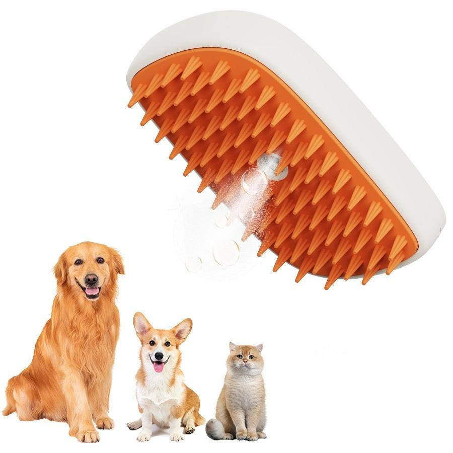 USB Rechargeable Pets Steam Brush Spray Massage Comb Pet Grooming Tools Cat Steam Comb Pet Products.