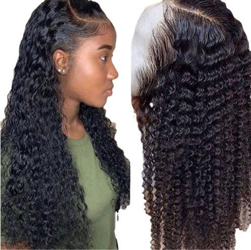 Brazilian Kinky Curly Lace Front Human Hair Wigs.