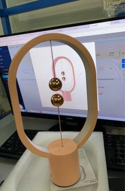 Mini Smart Magnetic Switch USB Suspended LED Bedroom Bedside Atmosphere Table Lamp.