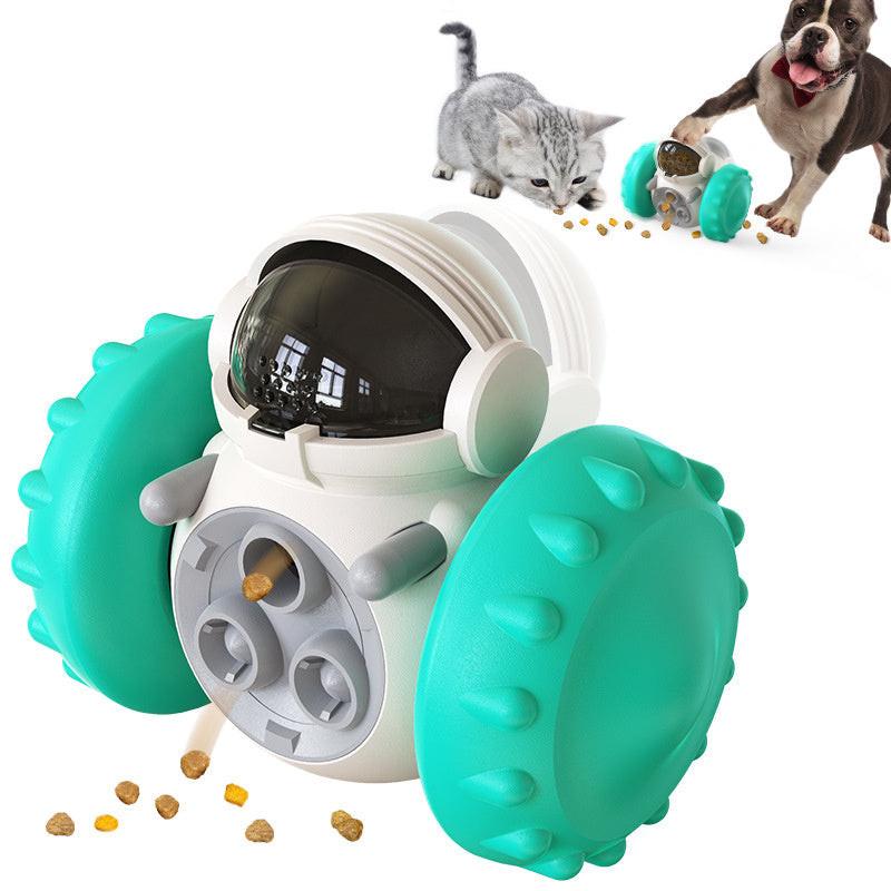 Cat And Dog Toys Slow Food Interactive Balance Car Multifunctional Fun Development Smart Pet Feeding Dog Toy Car Pets Products.