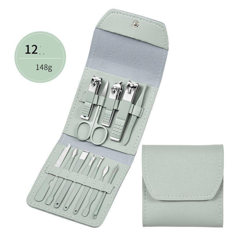 Professional Scissors Nail Clippers Set Ear Spoon Dead Skin Pliers Nail Cutting Pliers Pedicure Knife Nail Groove Trimmers.