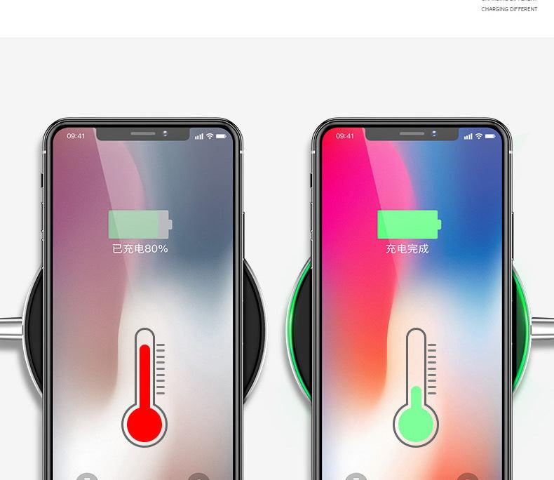Wireless Charger For I-Phone Fast Wireless Charging Pad For Sam-sung High Speed.