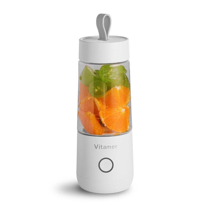 350ml Portable Blender Juicer Electric USB Rechargeable Mixer Smoothie Slushy Cup Juice Blender Bottle USB Charging Kitchen Gadgets.