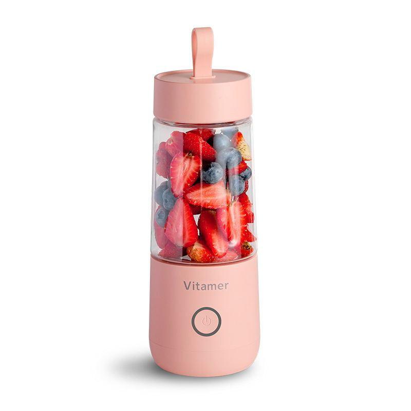 350ml Portable Blender Juicer Electric USB Rechargeable Mixer Smoothie Slushy Cup Juice Blender Bottle USB Charging Kitchen Gadgets.