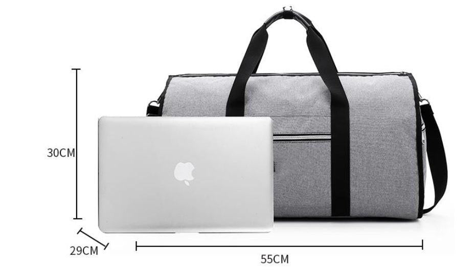 Cylinder travel bag.