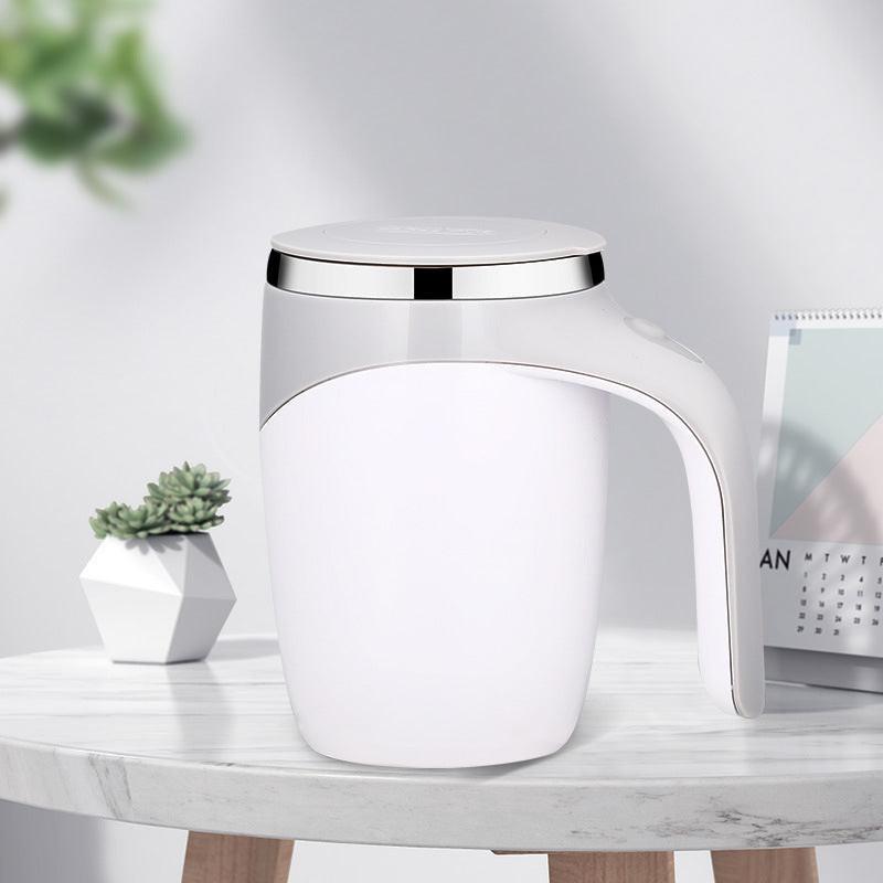 Rechargeable Model Automatic Stirring Cup Coffee Cup High Value Electric Stirring Cup Lazy Milkshake Rotating Magnetic Water Cup.