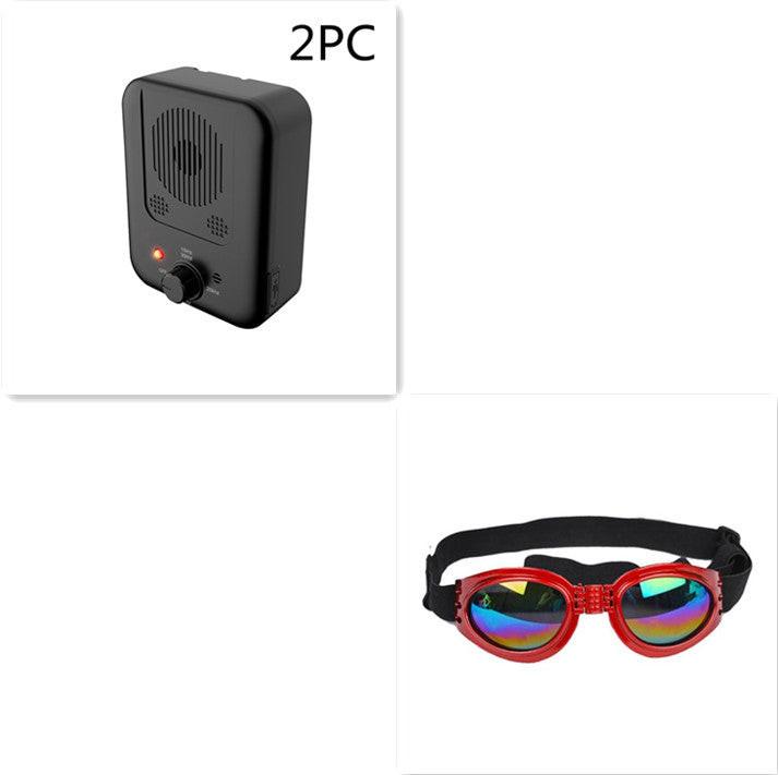 Pets Dog Anti Barking Device Pet Dog Ultrasonic Anti Barking Collars Repeller Outdoor Dogs Stop No Bark Control Training Device Supplies.