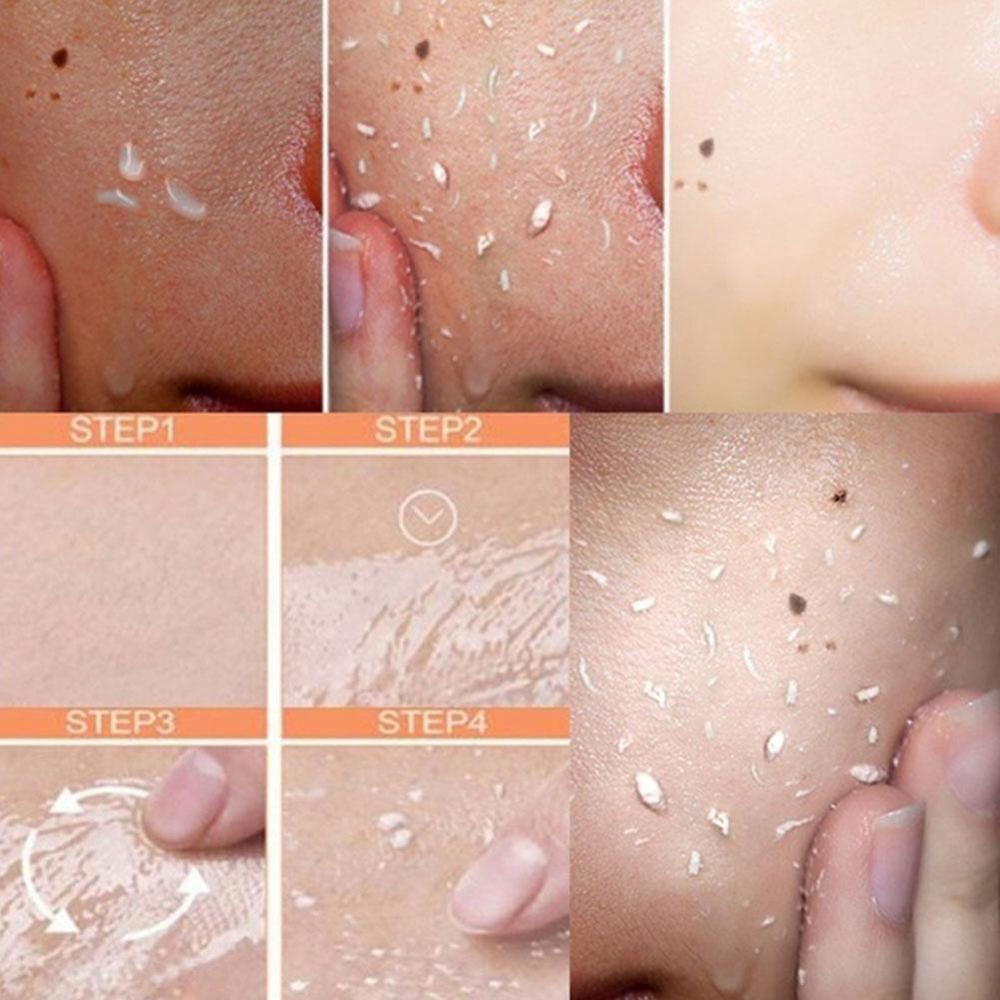 Cucumber Coconut Papaya Facial Exfoliating Gel Cream 100ml Body Cleansing.