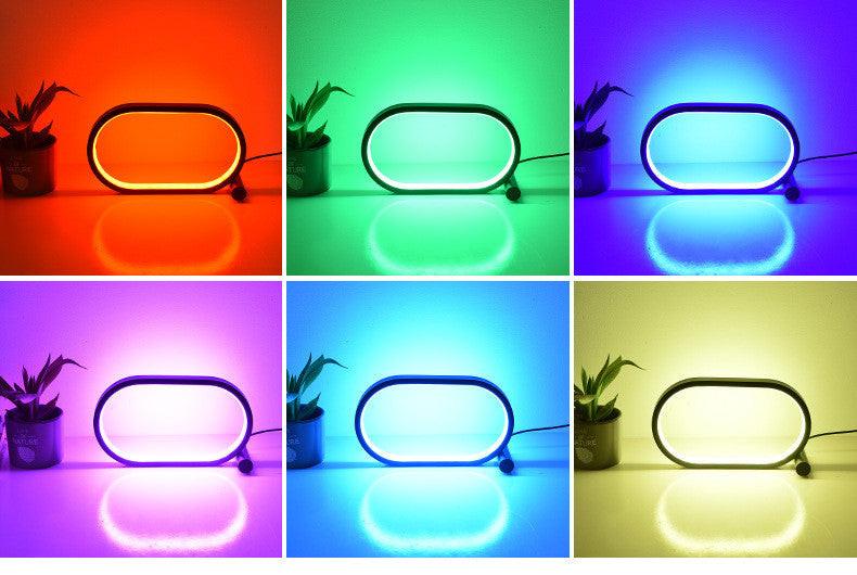 Usb Plug-In Lamp Oval Acrylic Lamp Touch Control Dimmable Modern Simple Creative Night Lamp Bedside Reading Lamp Desk Table Led.