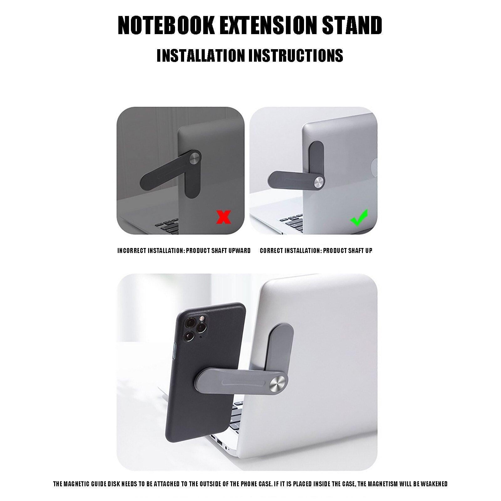Plastic Portable Shrinkage Bracket Mobile Phone Expansion Bracket Laptop Side Expansion Bracket.