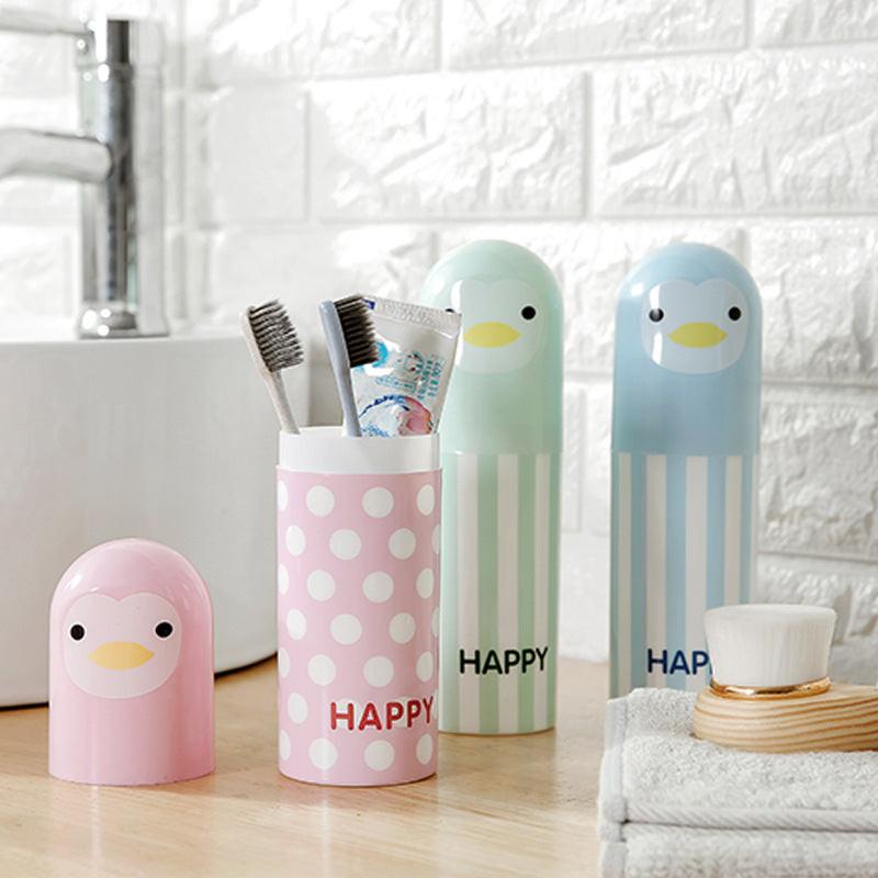 Plastic Outdoor Travel Supplies Travel Couple Toothbrush Cups.