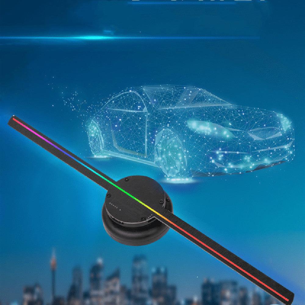 Led Luminous Sign Light Holographic Projector Diy Fan Screen Video Picture 3d Holographic Light Holiday Decoration.