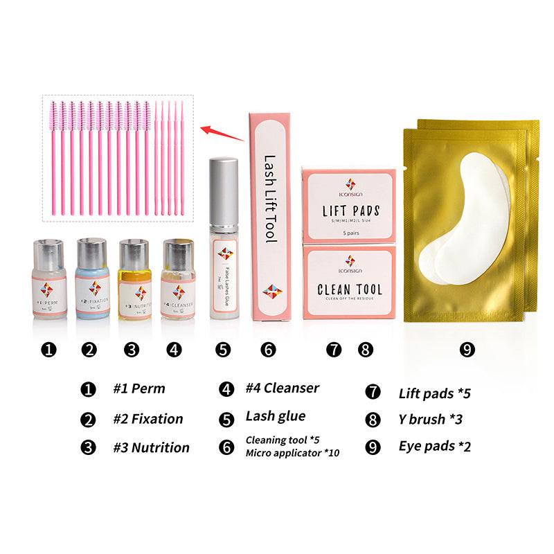 Upgrade Version Lash Lift Kit ICONSIGN Lifting Perm Eyelash Eyes Makeup Tools.