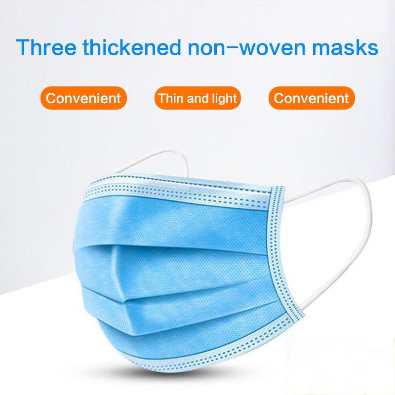 Professional Medical Mask Disposable 3-Ply Face Mask Antiviral Medical-Surgical Mask.