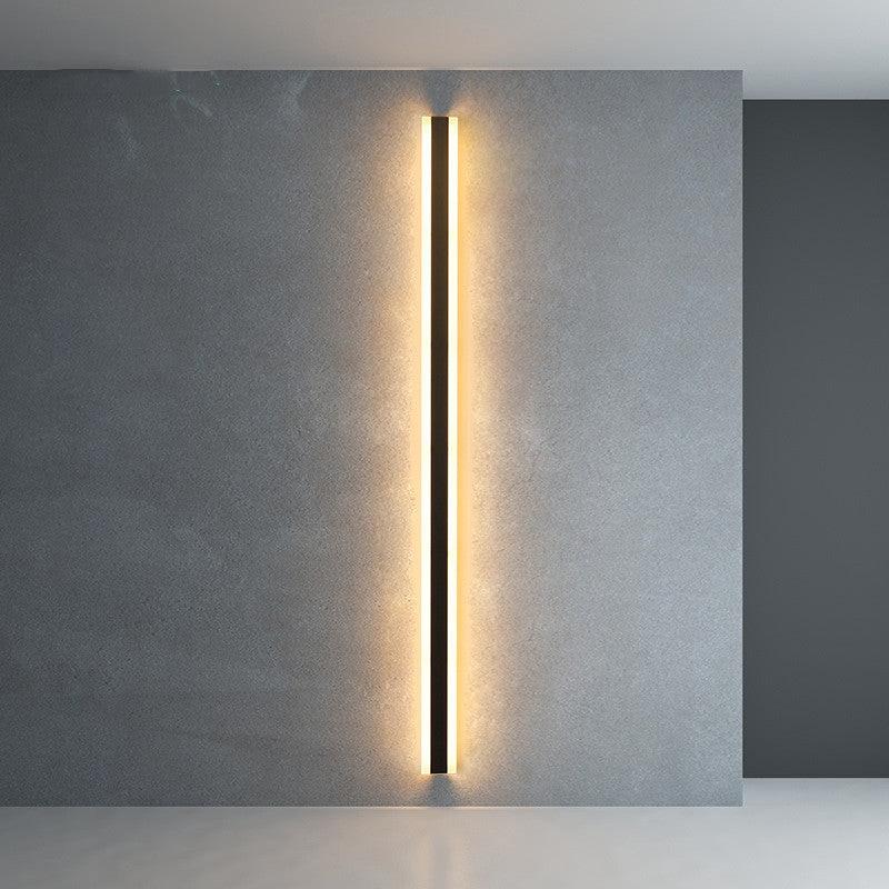 Minimalist long led wall lamp.